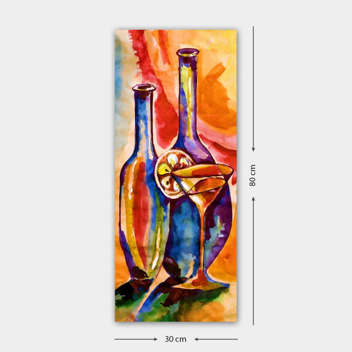 Wallity Lienzo Decorativo Multicolor 30 x 80 cm